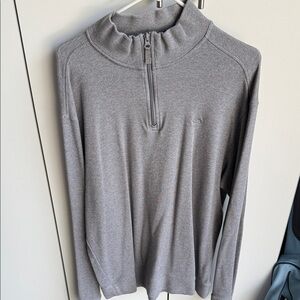 Southern Tide Men's Gray Zip-Up Sweater